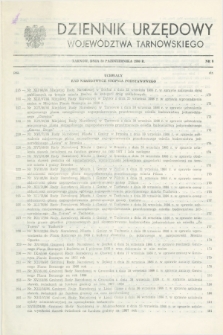 Dziennik Urzędowy Województwa Tarnowskiego. 1986, nr 8 (30 października)