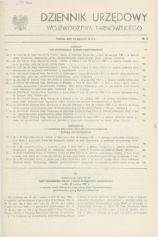 Dziennik Urzędowy Województwa Tarnowskiego. 1987, nr 8 (18 sierpnia)