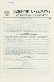 Dziennik Urzędowy Województwa Tarnowskiego. 1988, nr 7 (14 maja)