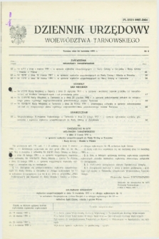 Dziennik Urzędowy Województwa Tarnowskiego. 1991, nr 6 (26 kwietnia)