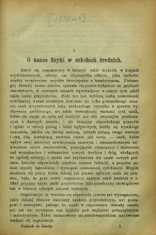 Szkoła : dodatek miesięczny poświęcony sprawom szkół średnich. R.3, [nr 4] (1870)