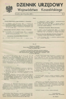 Dziennik Urzędowy Województwa Koszalińskiego. 1984, nr 6 (20 grudnia)