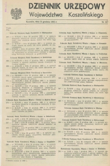 Dziennik Urzędowy Województwa Koszalińskiego. 1985, nr 15 (31 grudnia)