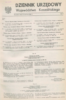Dziennik Urzędowy Województwa Koszalińskiego. 1986, nr 9 (25 czerwca)