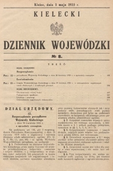 Kielecki Dziennik Wojewódzki. 1935, nr 8