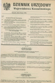 Dziennik Urzędowy Województwa Koszalińskiego. 1989, nr 12 (20 lipca)
