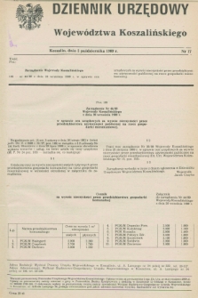 Dziennik Urzędowy Województwa Koszalińskiego. 1989, nr 17 (2 października)