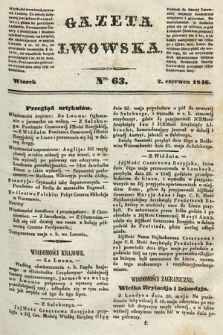 Gazeta Lwowska. 1846, nr 63