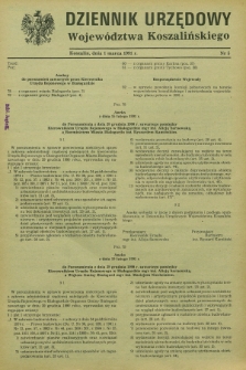 Dziennik Urzędowy Województwa Koszalińskiego. 1991, nr 5 (1 marca)