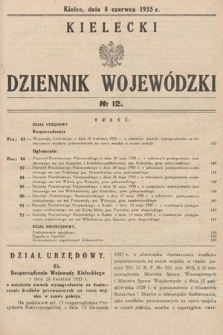 Kielecki Dziennik Wojewódzki. 1935, nr 12