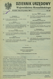 Dziennik Urzędowy Województwa Koszalińskiego. 1991, nr 16 (20 grudnia)