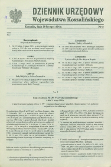 Dziennik Urzędowy Województwa Koszalińskiego. 1994, nr 3 (28 lutego)