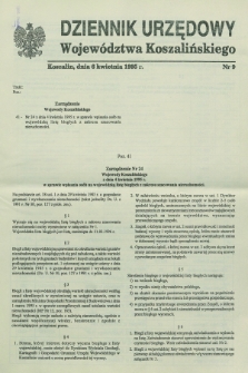 Dziennik Urzędowy Województwa Koszalińskiego. 1995, nr 9 (6 kwietnia)