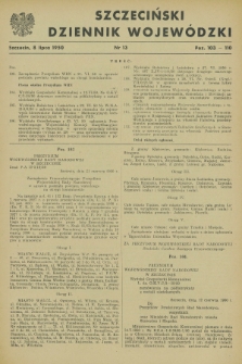 Szczeciński Dziennik Wojewódzki. [R.6], nr 13 (8 lipca 1950)