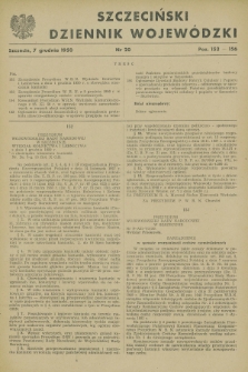 Szczeciński Dziennik Wojewódzki. [R.6], nr 20 (7 grudnia 1950)
