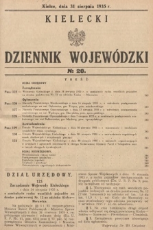 Kielecki Dziennik Wojewódzki. 1935, nr 20