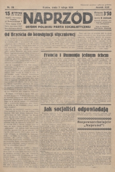 Naprzód : organ Polskiej Partji Socjalistycznej. 1934, nr 29