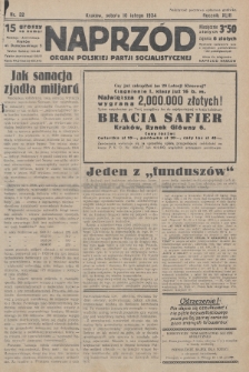Naprzód : organ Polskiej Partji Socjalistycznej. 1934, nr 32