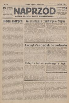 Naprzód : organ Polskiej Partji Socjalistycznej. 1934, nr 55