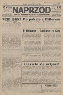 Naprzód : organ Polskiej Partji Socjalistycznej. 1934, nr 64