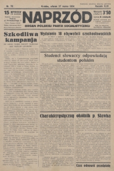 Naprzód : organ Polskiej Partji Socjalistycznej. 1934, nr 70