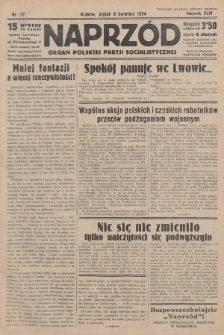 Naprzód : organ Polskiej Partji Socjalistycznej. 1934, nr 77