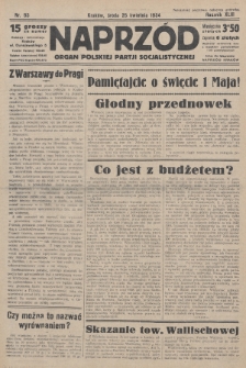 Naprzód : organ Polskiej Partji Socjalistycznej. 1934, nr 93