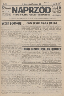 Naprzód : organ Polskiej Partji Socjalistycznej. 1934, nr 142