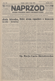 Naprzód : organ Polskiej Partji Socjalistycznej. 1934, nr 149