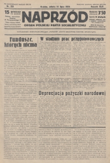 Naprzód : organ Polskiej Partji Socjalistycznej. 1934, nr 156 (po konfiskacie nakład drugi)