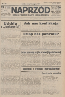 Naprzód : organ Polskiej Partji Socjalistycznej. 1934, nr 183