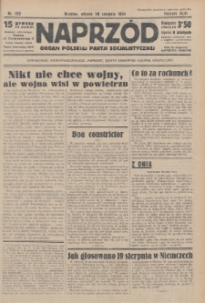 Naprzód : organ Polskiej Partji Socjalistycznej. 1934, nr 193