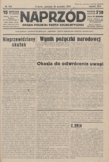 Naprzód : organ Polskiej Partji Socjalistycznej. 1934, nr 210
