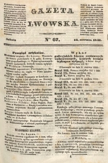 Gazeta Lwowska. 1846, nr 67