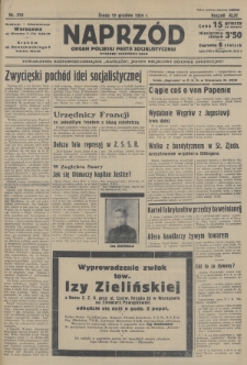 Naprzód : organ Polskiej Partji Socjalistycznej. 1934, nr 316
