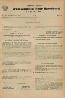 Dziennik Urzędowy Wojewódzkiej Rady Narodowej w Koszalinie. 1960, nr 4 (18 marca)