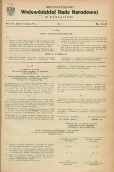 Dziennik Urzędowy Wojewódzkiej Rady Narodowej w Koszalinie. 1965, nr 3 (20 marca)