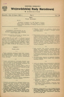 Dziennik Urzędowy Wojewódzkiej Rady Narodowej w Koszalinie. 1965, nr 8 (10 lipca)