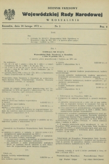 Dziennik Urzędowy Wojewódzkiej Rady Narodowej w Koszalinie. 1972, nr 2 (29 lutego)