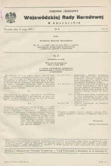 Dziennik Urzędowy Wojewódzkiej Rady Narodowej w Koszalinie. 1983, nr 6 (18 maja)