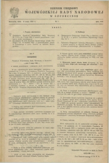 Dziennik Urzędowy Wojewódzkiej Rady Narodowej w Szczecinie. 1953, nr 3 (30 maja)