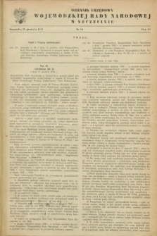 Dziennik Urzędowy Wojewódzkiej Rady Narodowej w Szczecinie. 1953, nr 14 (28 grudnia)