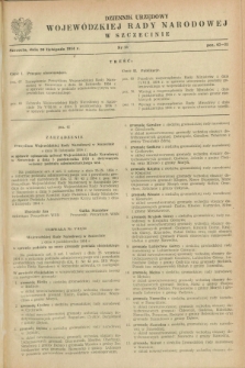 Dziennik Urzędowy Wojewódzkiej Rady Narodowej w Szczecinie. 1954, nr 15 (30 listopada)