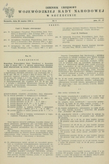 Dziennik Urzędowy Wojewódzkiej Rady Narodowej w Szczecinie. 1956, nr 4 (23 marca)