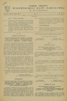 Dziennik Urzędowy Wojewódzkiej Rady Narodowej w Szczecinie. 1956, nr 7 (25 maja)