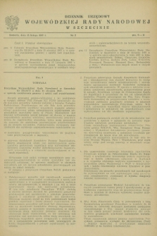 Dziennik Urzędowy Wojewódzkiej Rady Narodowej w Szczecinie. 1957, nr 2 (15 lutego)