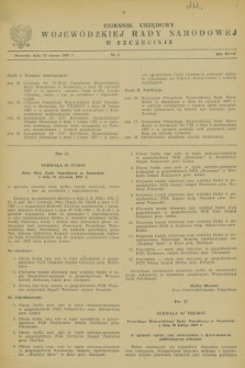 Dziennik Urzędowy Wojewódzkiej Rady Narodowej w Szczecinie. 1957, nr 3 (25 marca)