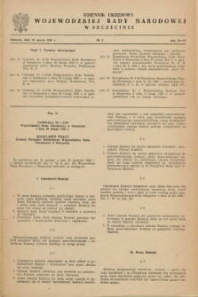 Dziennik Urzędowy Wojewódzkiej Rady Narodowej w Szczecinie. 1959, nr 3 (10 marca)