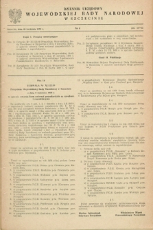 Dziennik Urzędowy Wojewódzkiej Rady Narodowej w Szczecinie. 1959, nr 4 (20 kwietnia)