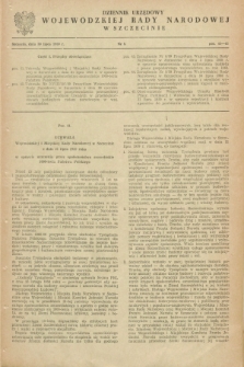 Dziennik Urzędowy Wojewódzkiej Rady Narodowej w Szczecinie. 1959, nr 8 (30 lipca)